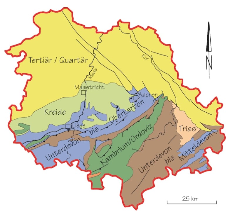 Der geologische Untergrund der Euregio Maas-Rhein